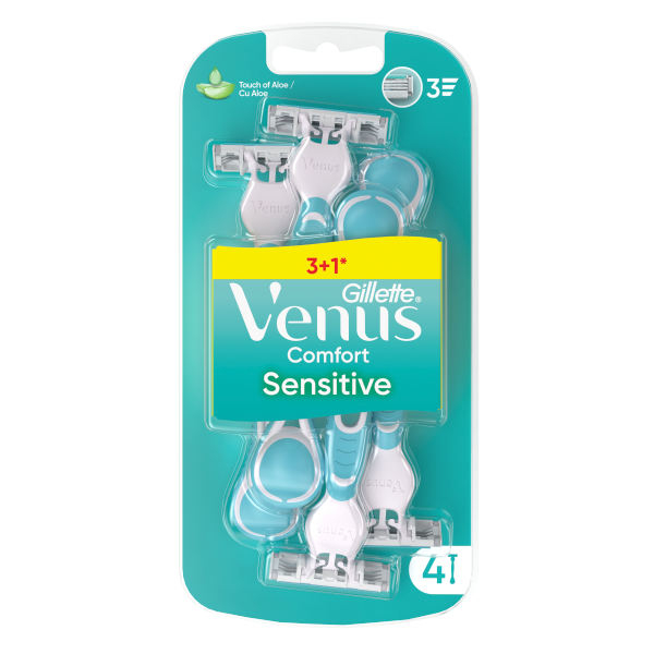 Gillette Venus3 eldobh.női btva 4db Sens.