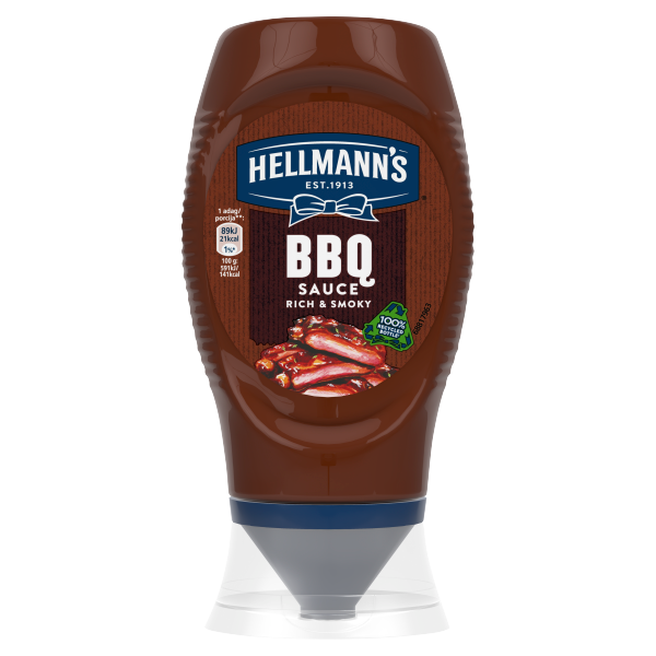 Hellmann's szósz 285g BBQ flakonos
