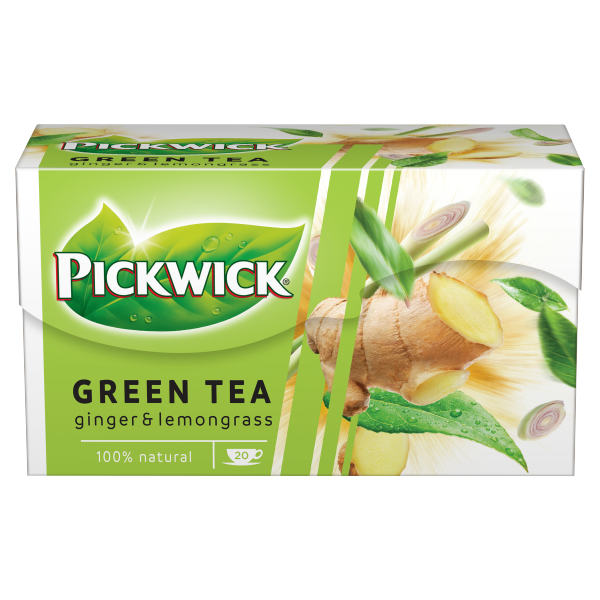 Pickwick Zöld Tea Gyömb.Citr.fű 20x1,5g