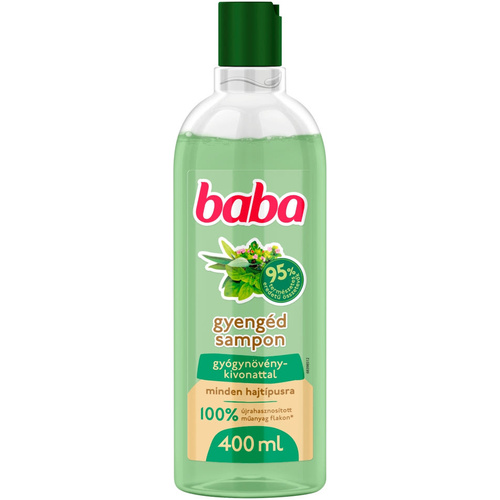 BABA Sampon 400ml Családi Minden hajtípusra gyógynövényekkel