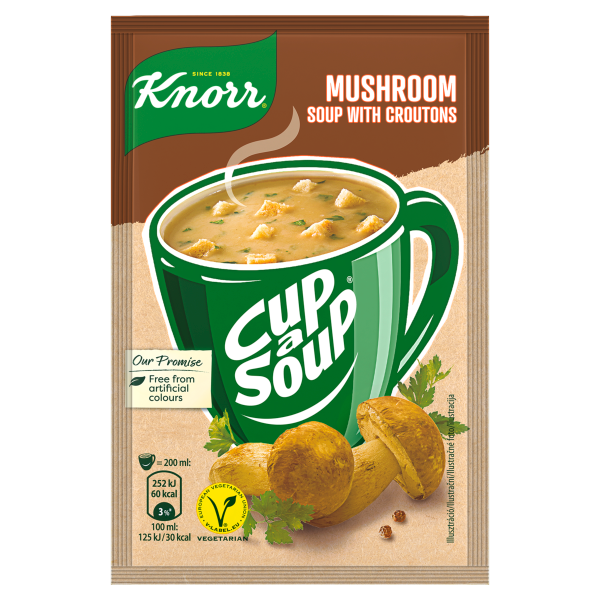 Knorr bögrés leves 15g Vargányakrémleves