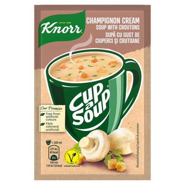 Knorr bögrés leves 15g Gombakrémleves