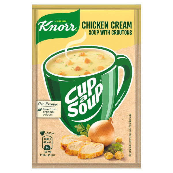 Knorr bögrés leves 16g Csirkekrémleves