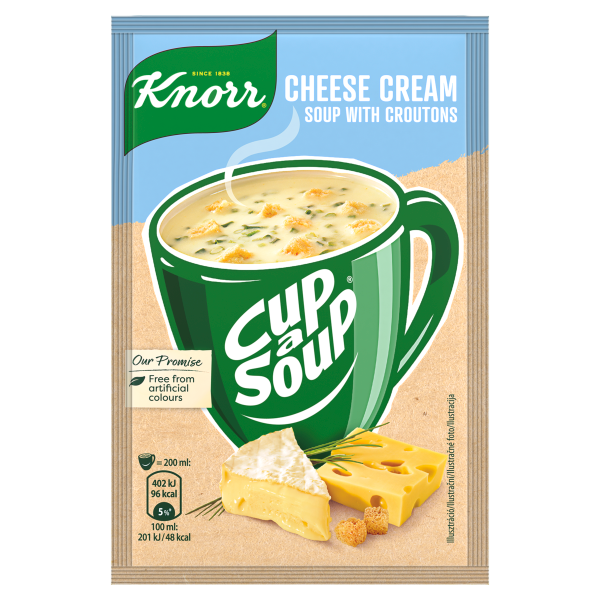 Knorr bögrés leves 22g Sajtkrémleves