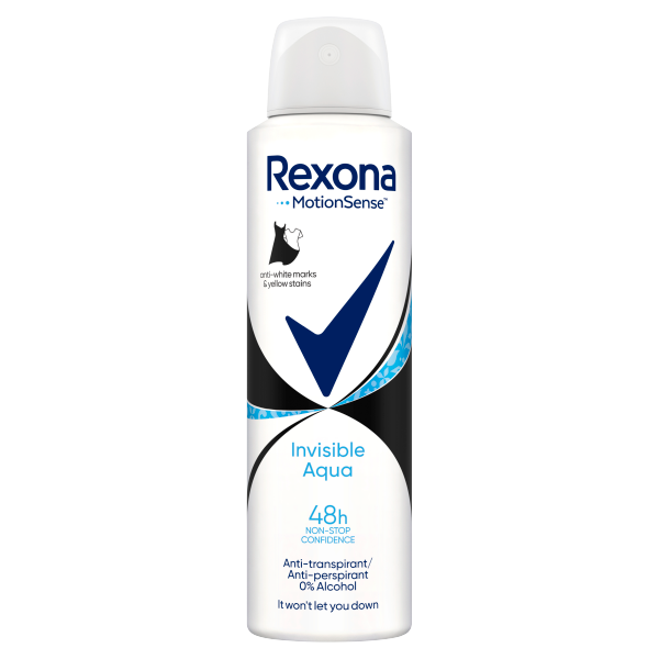 Rexona deo 150ml Invisible Aqua k