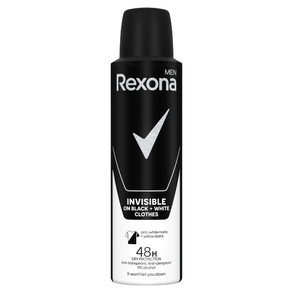 Rexona deo ffi 150ml Invisible B&W