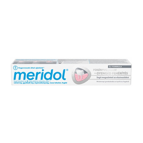 Meridol fogkrém 75ml Gentle White