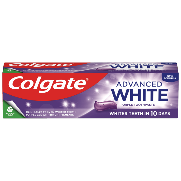 Colgate fogkrém 75ml Adv. White Purple