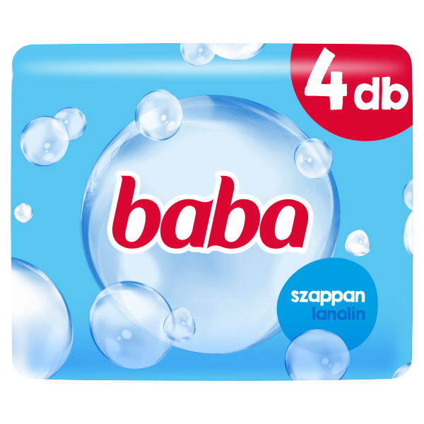 Baba Szappan Lanolinos 4*90 g