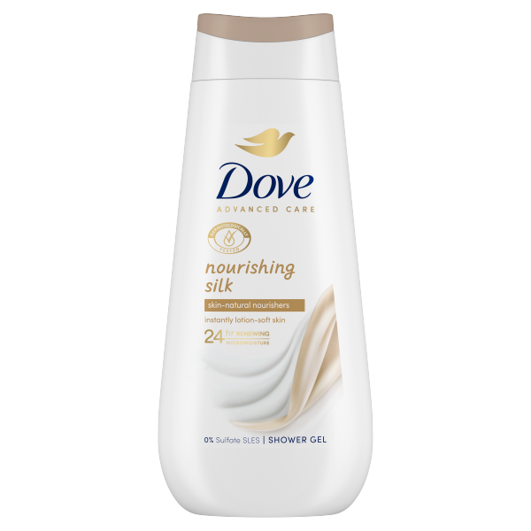 Dove tusfürdő 225ml Adv.Care Nouris.Silk
