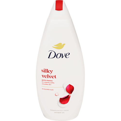 Dove tusfürdő 720ml Silky Velvet