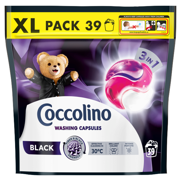 Coccolino mosókapszula 39/40db Black