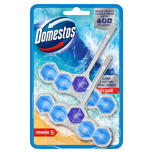 Domestos Power5 WC-rúd 2x50g Ocean