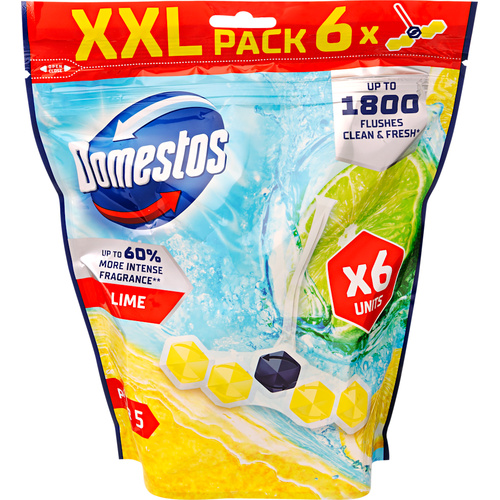 Domestos Power5 WC-rúd 6x50g Lime