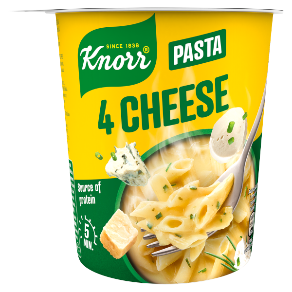 Knorr snack tészta 66g 4 sajtos szósszal