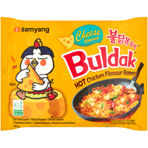 Buldak Instant tészta Sajtos 140g