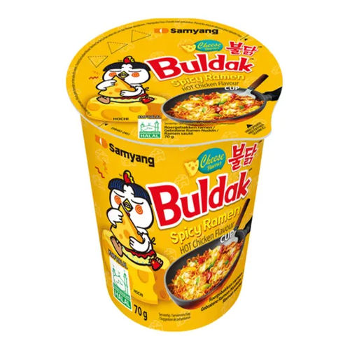 Buldak Instant Tésza Pohár Sajtos 70g