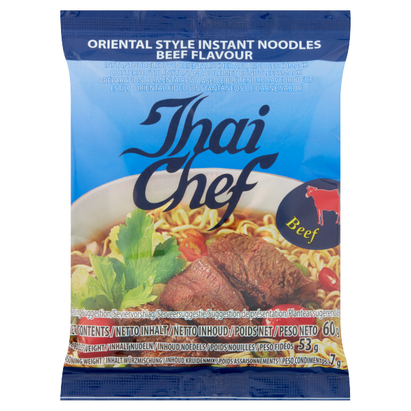 Thai Chef instant leves tésta marha ízű 60g