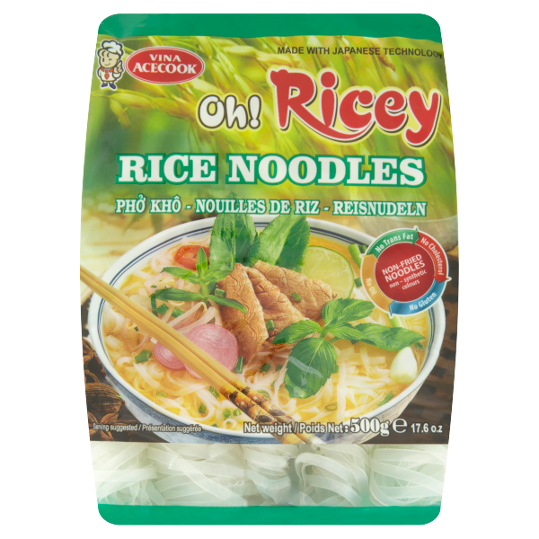 Acecook OH!Ricey Rizstészta Széles metélt 500g