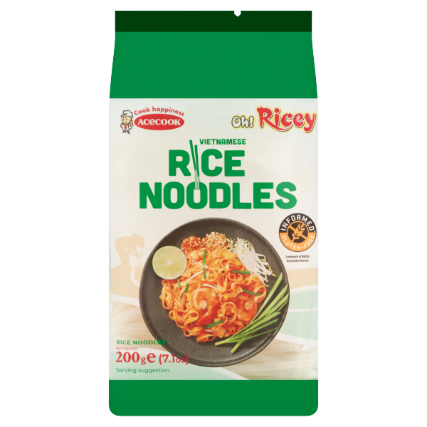 Acecook OH!Ricey Rizstészta Széles metélt 200g