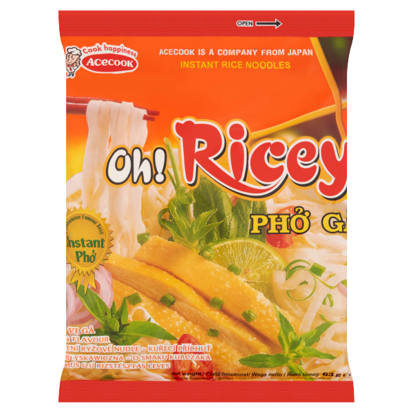 Ace.OH!Ricey Risztésztás leves 63g Csirke