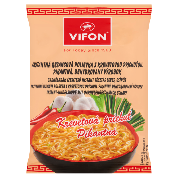 Vifon Garnélarák ízesítésű inst.tészta leves 60g /24/
