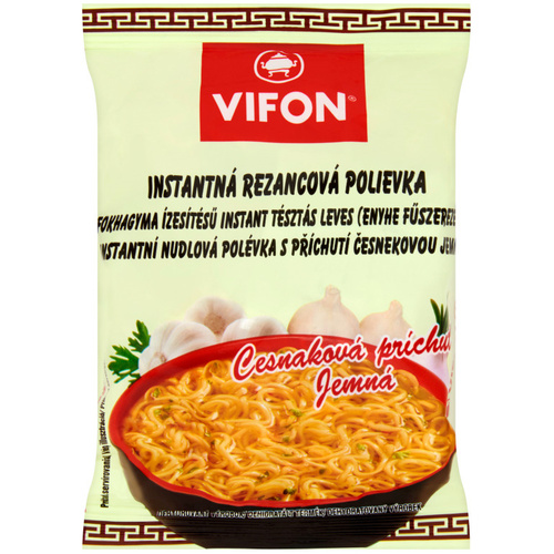 Vifon Fokhagyma ízesítésű instant tésztás leves 60g /24/
