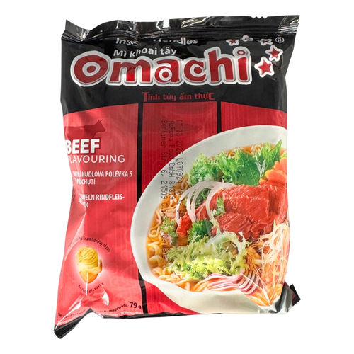 Omachi marhahús ízű inst.tésztaleves 79g