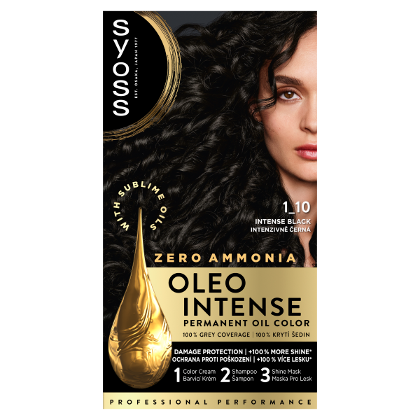 Syoss C. Oleo hajfesték 1-10 intenzív fek.