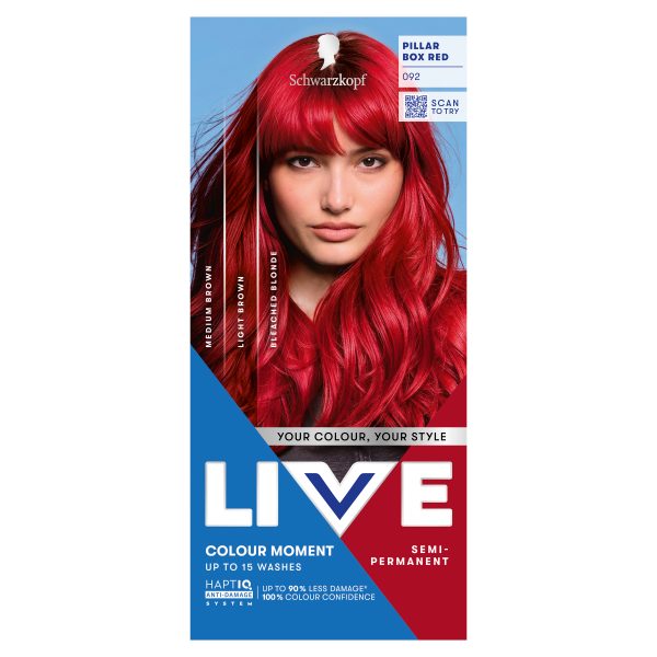Schwarzkopf Live Color hajszínező 92 Piros