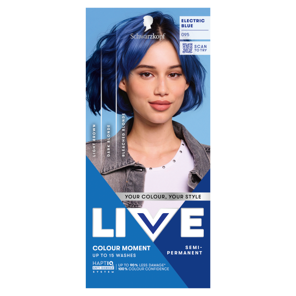Schw.Live Color hajszínező 95 - Vibráló kék