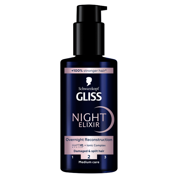 Gliss Éj.hajpakolás 100ml Sérült&Tör. haj