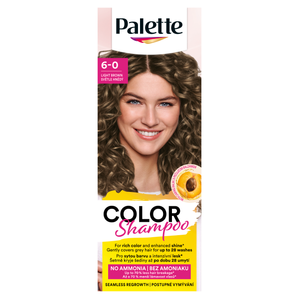 Palette C. Shampoo 231 (6-0) világosbarna