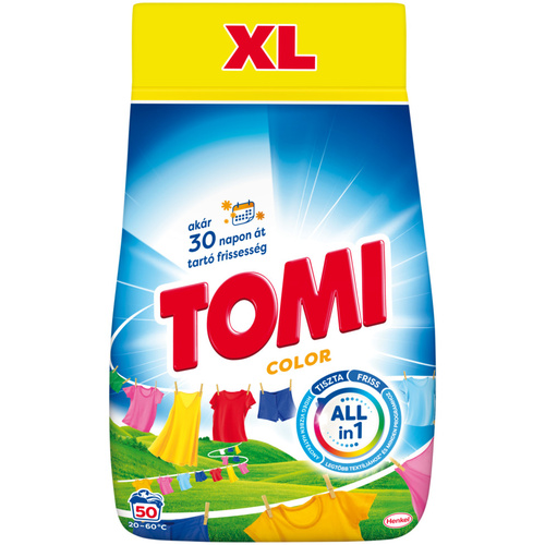 Tomi mosópor 2,5kg Color 50 mosás