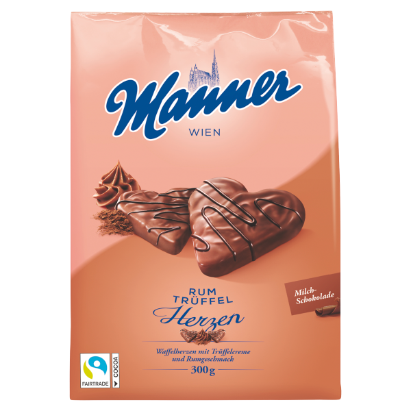 Manner Rumos-Trüffeles Ostyaszívek 300g /10/