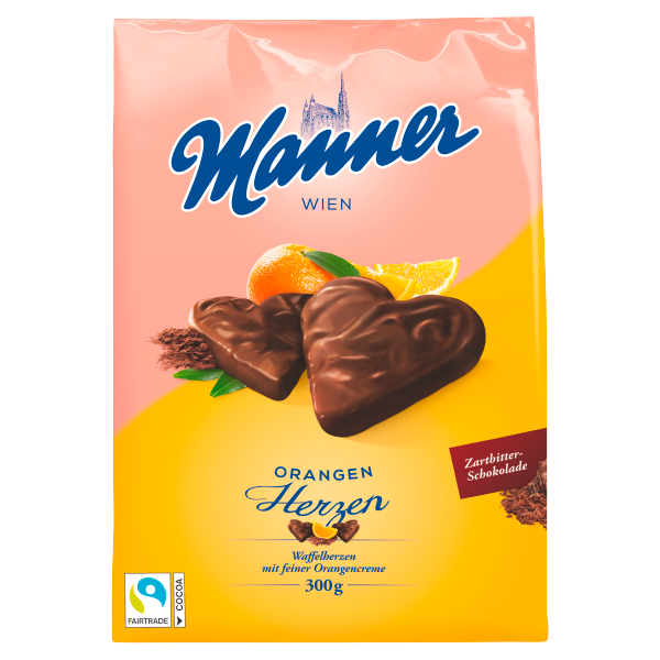 Manner Naracsos Ostyaszívek 300g /10/