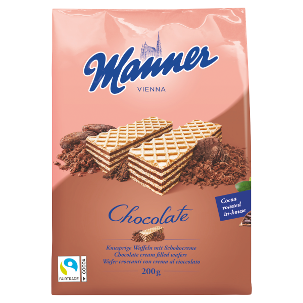 Manner ötrétegű ostya csokoládés 200g