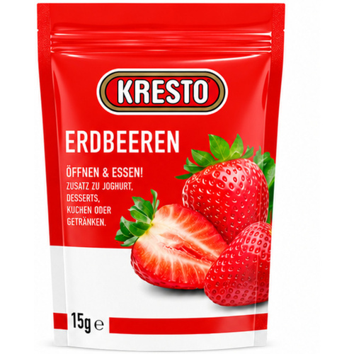 KRESTO Liofilizált Eper 15g /12/