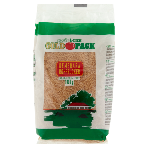 GOLDPACK DEMERARA NÁDCUKOR 1KG