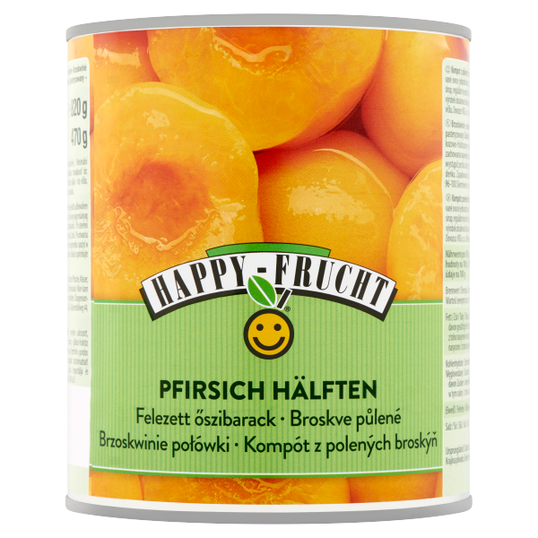 Happy Frucht felezett őszibarack 820g