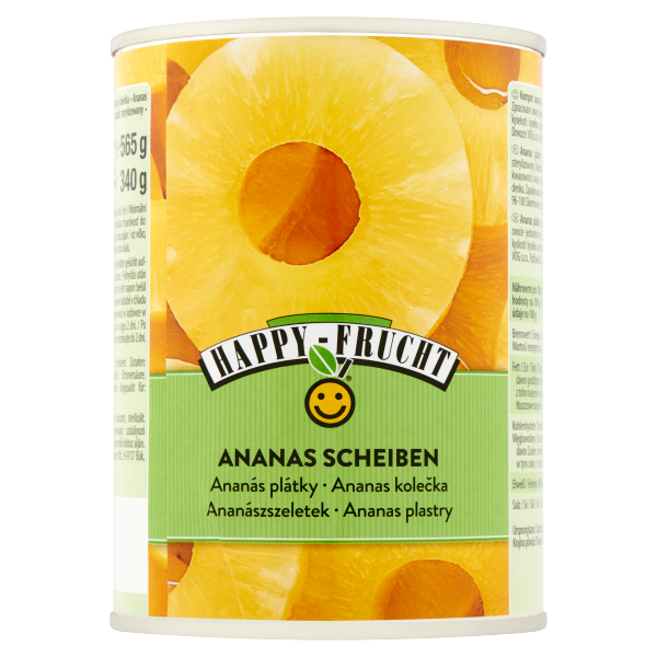 Happy Frucht ananászszeletek 570g