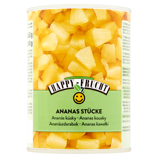 Happy Frucht ananászdarabok 565g