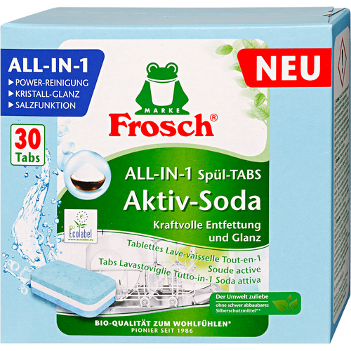 Frosch Mosogatógép T .all in1 Szóda 30db