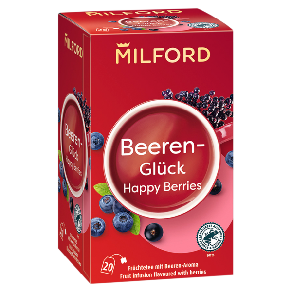 Milford Bogyósgyümölcs ízű gyümölcstea 20x2,5g /5/