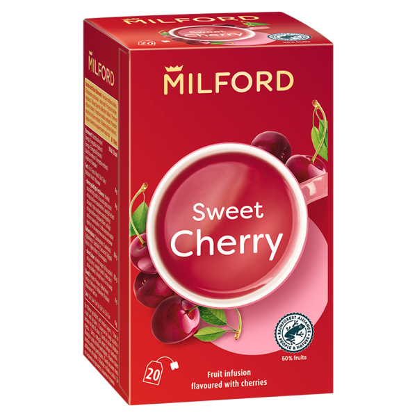 Milford Cseresznye ízű gyümölcstea 20x2g /5/