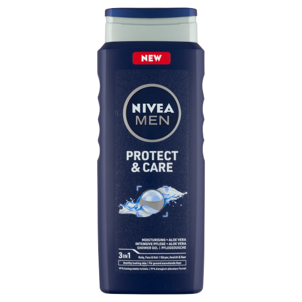 Nivea Men tusfürdő 500ml Protect & Care