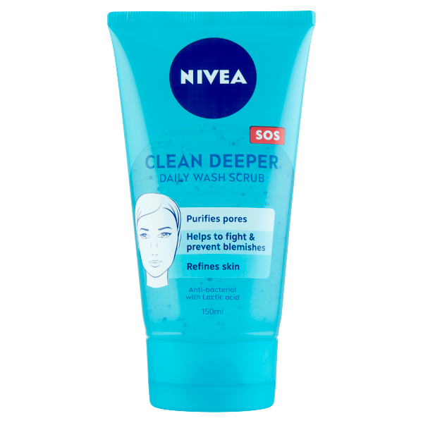 Nivea arclemosó 150ml Rad. zs/probl. bőr