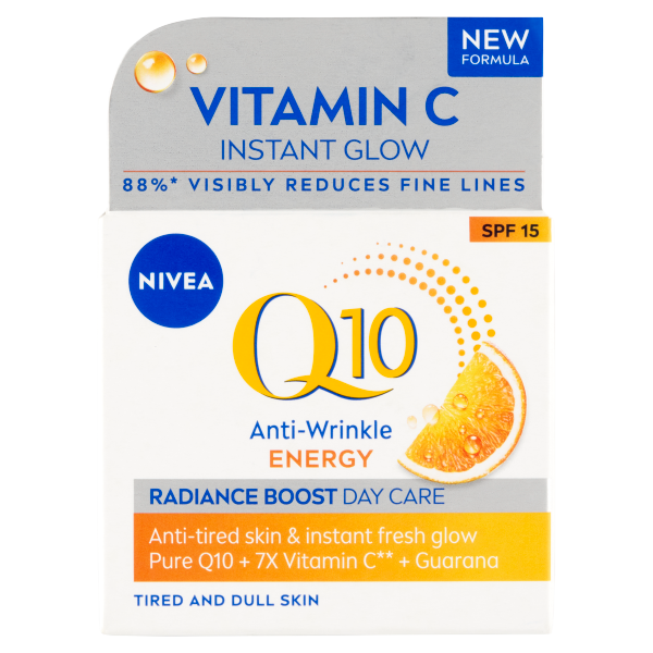 Nivea arckrém 50ml Q10Power Energ. Nap.
