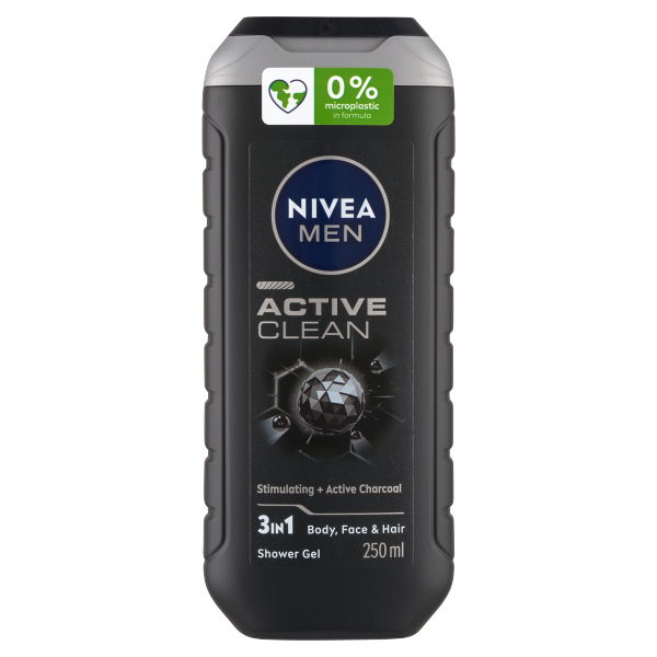 Nivea Men Tusfürdő 250ml Active Clean