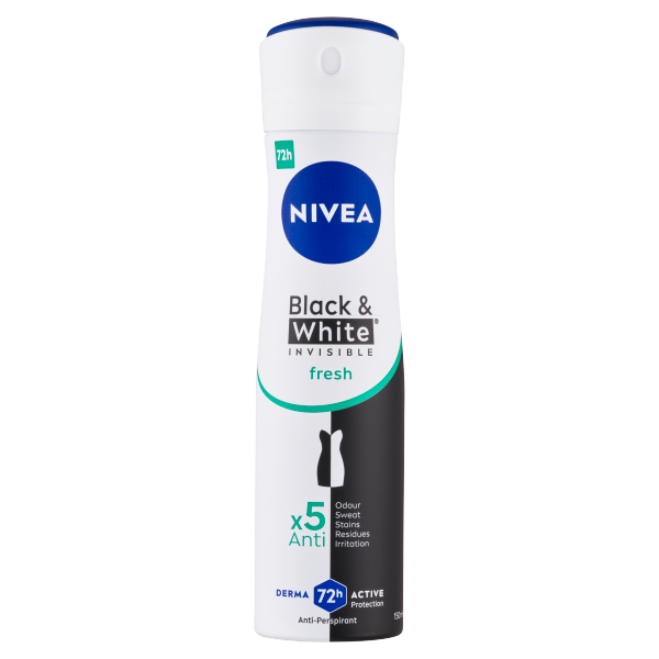 Nivea Deo 150ml B&W Invisible Fresh